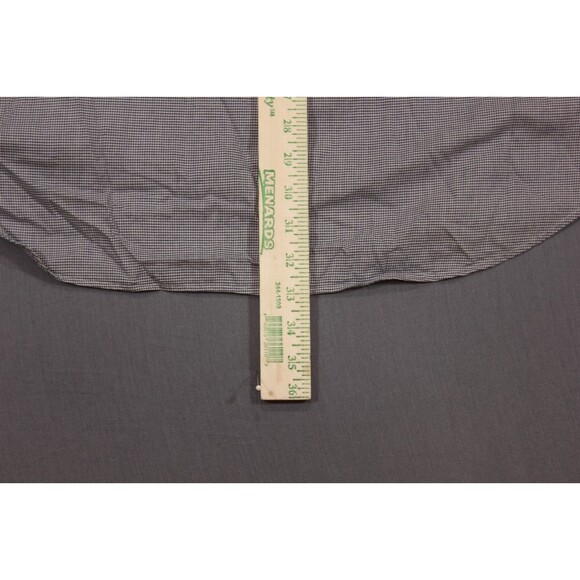 Polo Ralph Lauren Yarmouth Blue Houndstooth Plaid Long Sleeve Shirt 17 34/35 - Picture 7 of 11